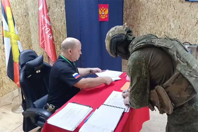 В Оренбуржье голосование открыли военнослужащие