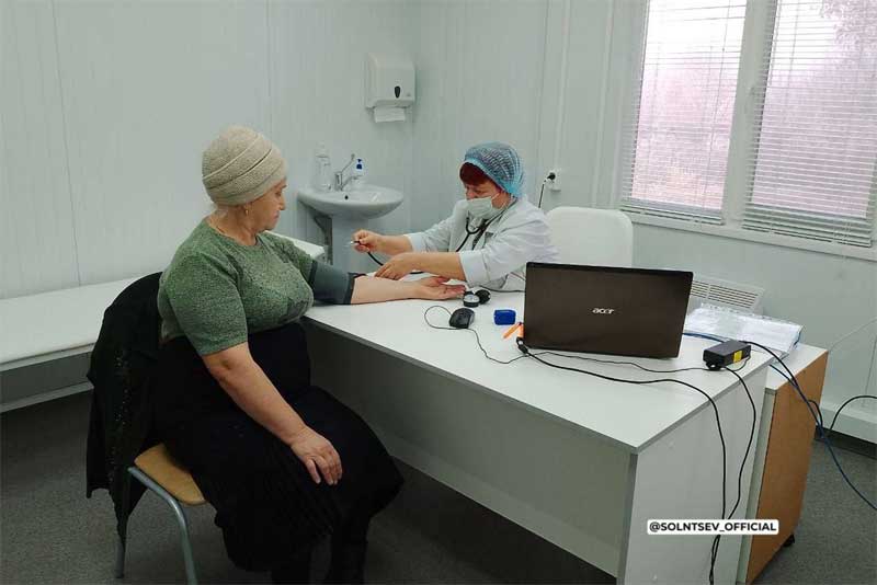 В Новотроицке, на станции Губерля, открылся модульный фельдшерско-акушерский пункт