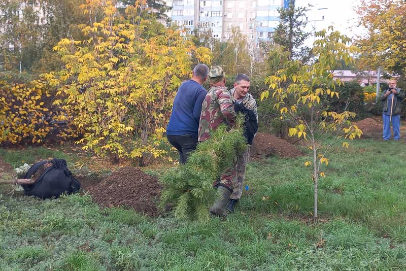 Экологический десант ветеранов боевых действий и юнармейцев