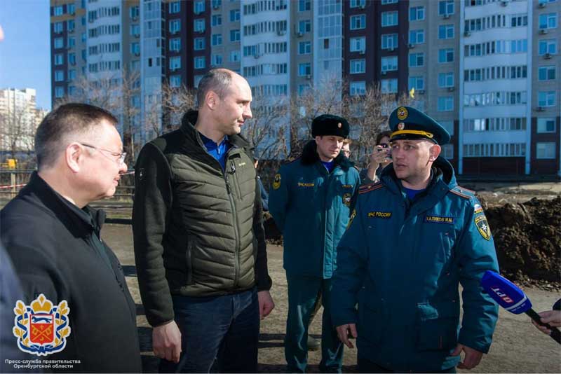 Паводковая ситуация в Оренбуржье – на контроле министра строительства и ЖКХ России Ирека Файзуллина и губернатора региона Дениса Паслера