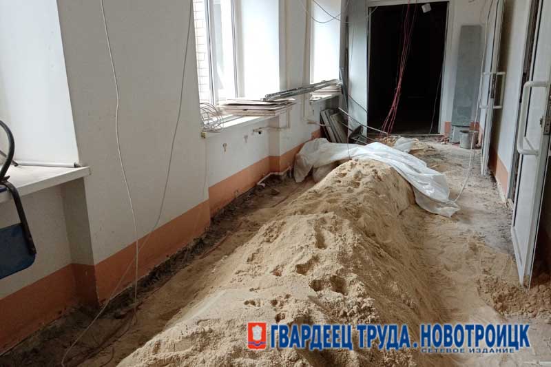 Новотроицкая детская больница вступила в очередной этап капитального ремонта