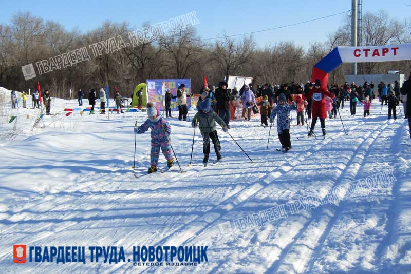 Новотройчане присоединились к гонке «Лыжня России»