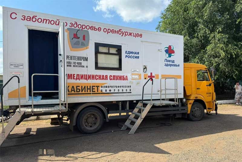 «Поезд здоровья» продолжает свой путь по Оренбуржью: с начала реализации проекта осмотрено  13 416 жителей области
