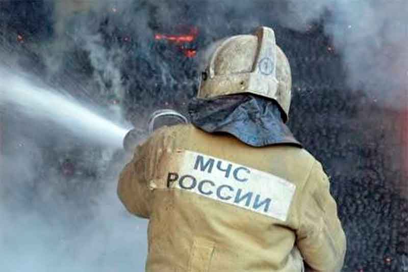 На пожаре погиб человек