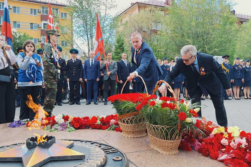 Металлурги Уральской Стали широко отметили 80-летие Великой Победы