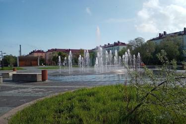 В Новотроицке запускают в работу городские фонтаны