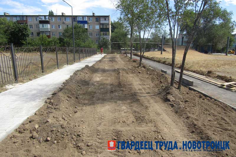 В октябре в Новотроицке появится еще одна зона отдыха, оборудованная на средства федерального гранта
