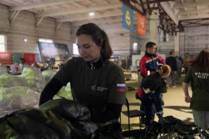 Молодежная команда Народного фронта Оренбуржья завершила очередную гуманитарную миссию в Курске