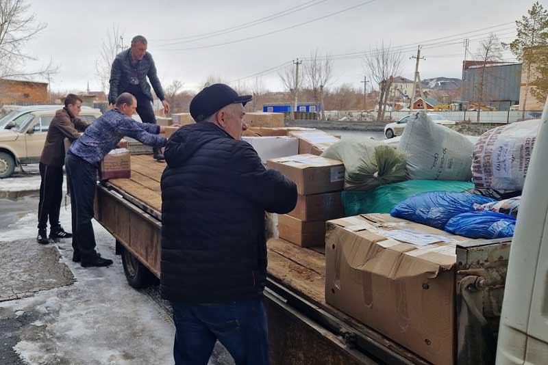 В Новотроицке готовят к отправке очередную партию гуманитарного груза