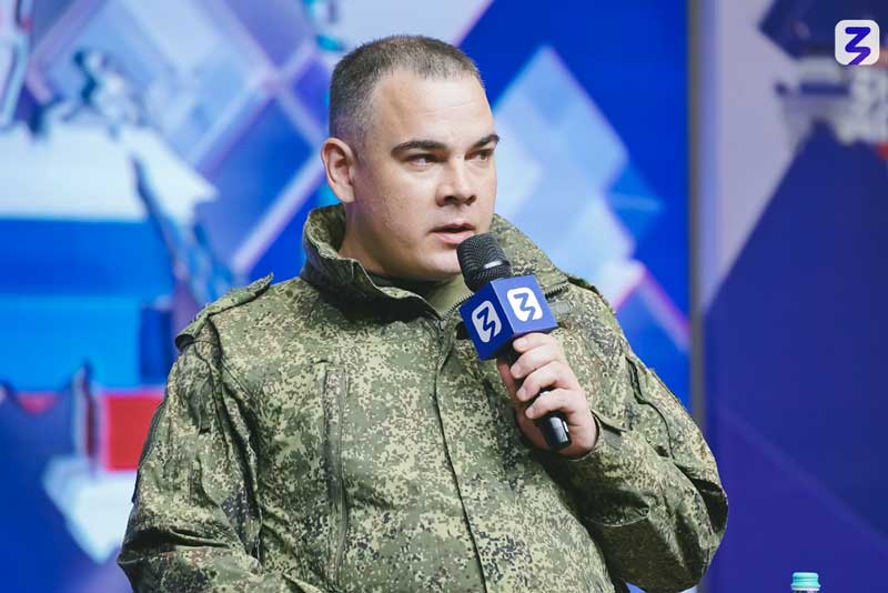 Новотройчанин, Герой России Николай Пархоменко стал участником марафона «Знание.Первые» в Астрахани
