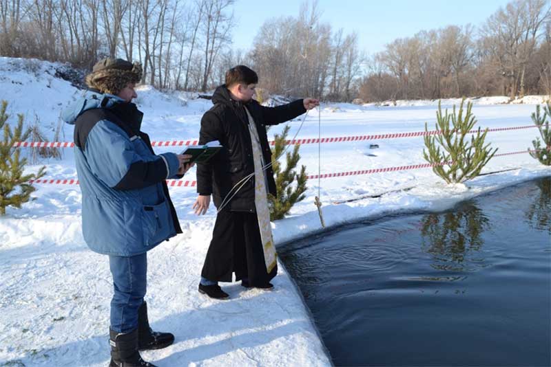 Определены места массового купания людей на Крещение в Новотроицке