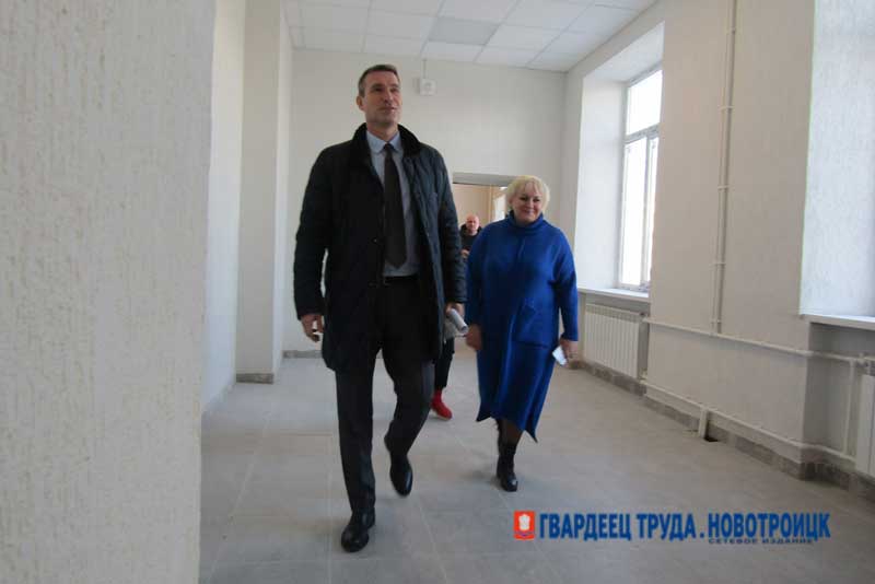 В главном корпусе Новотроицкого строительного техникума завершается капитальный ремонт