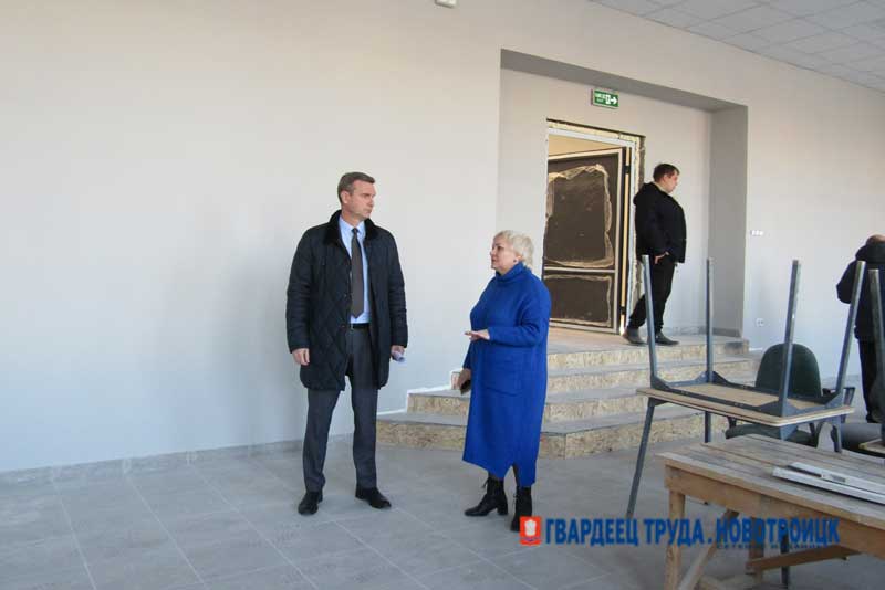 В главном корпусе Новотроицкого строительного техникума завершается капитальный ремонт