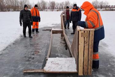 На Крещение Господне ледяную купель в Новотроицке оборудуют на территории Петропавловского храма