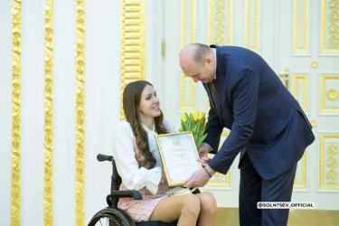 Новотроицкая спортсменка Юлия Молчанова и ее тренер Сергей Молчанов отмечены премиями губернатора Оренбуржья