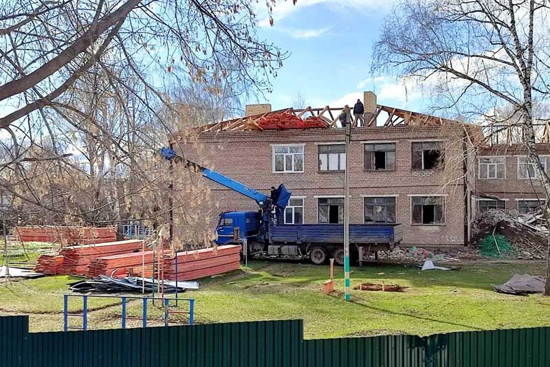 В детском саду «Сказка» Абдулино идёт капитальный ремонт