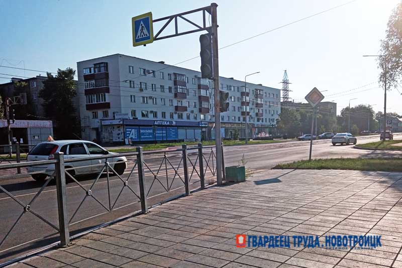 Когда заработают светофоры в районе Новотроицкого строительного техникума?
