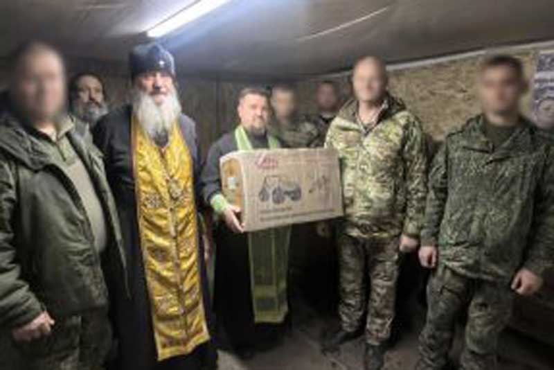 Митрополит Оренбургский и Саракташский Пётр прибыл в Донецк и встретился с бойцами Тоцкой бригады