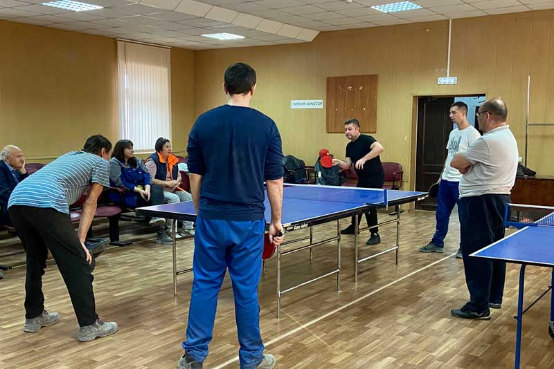 На Новотроицком заводе «Оренбургский пропант» прошел турнир по настольному теннису