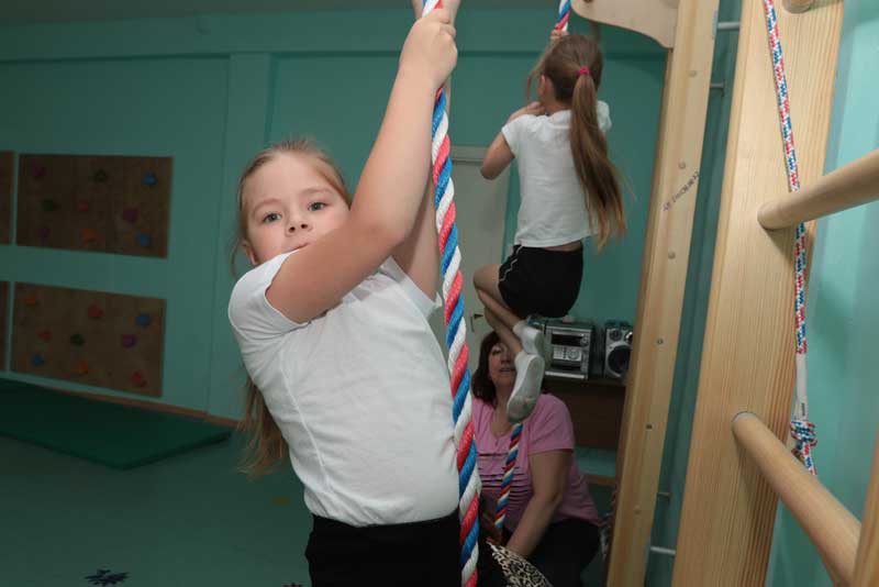 В новотроицком детском саду популяризируют Workout