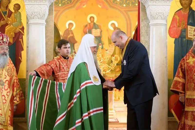Губернатор Оренбуржья Евгений Солнцев награжден орденом благоверного князя Даниила Московского II степени