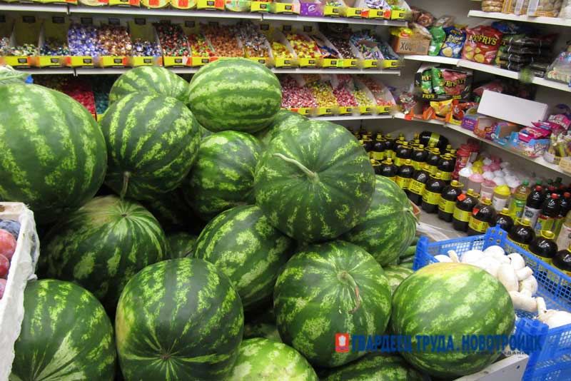 Нынешним летом торговлю бахчевыми культурами в Новотроицке  организовали  в овощных павильонах