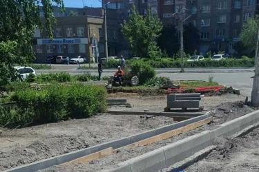 До 30 сентября подрядчик проведет благоустройство общественной территории на главной улице Новотроицка