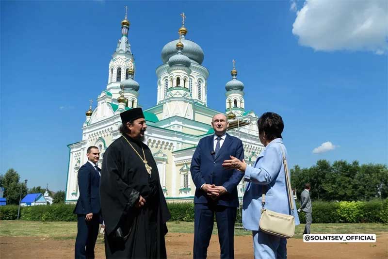 Евгений Солнцев провел рабочие встречи в Сорочинске