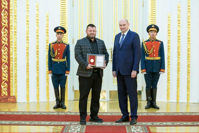 Новотроицкое отделение «Боевого братства» отметили региональным памятным знаком за помощь в ликвидации паводка