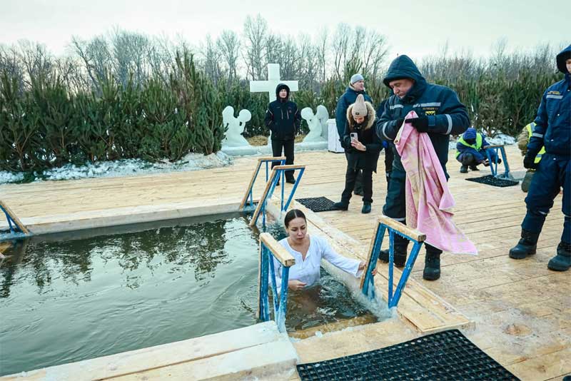 В Оренбуржье завершились крещенские купания