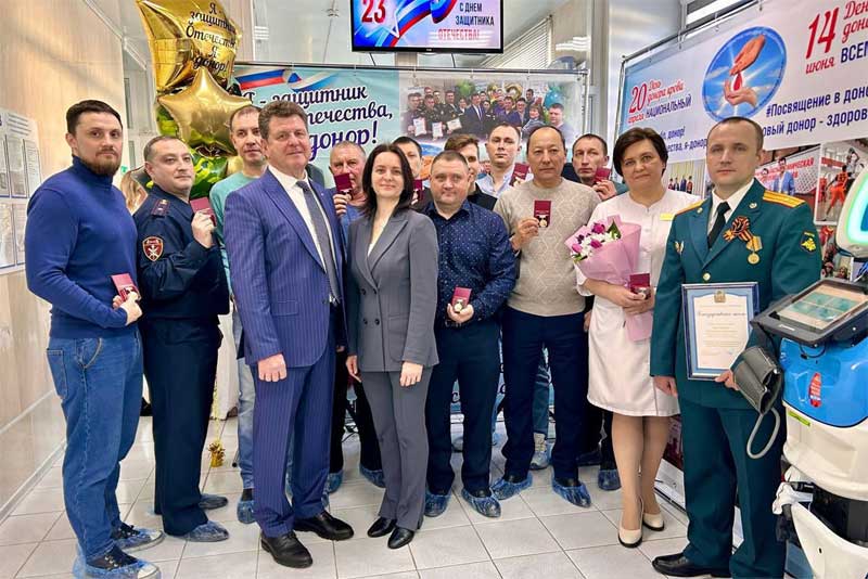 В Оренбурге провели  ежегодную донорскую акцию «Я – защитник Отечества! Я – донор!», приуроченную ко Дню защитника Отечества.
