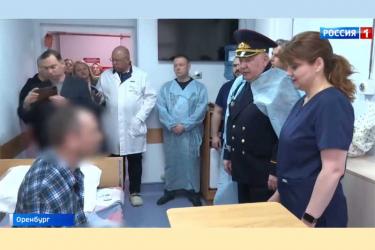 Полицейский, раненый в поселке Аккермановка под Новотроицком, после операции в Оренбурге идёт на поправку