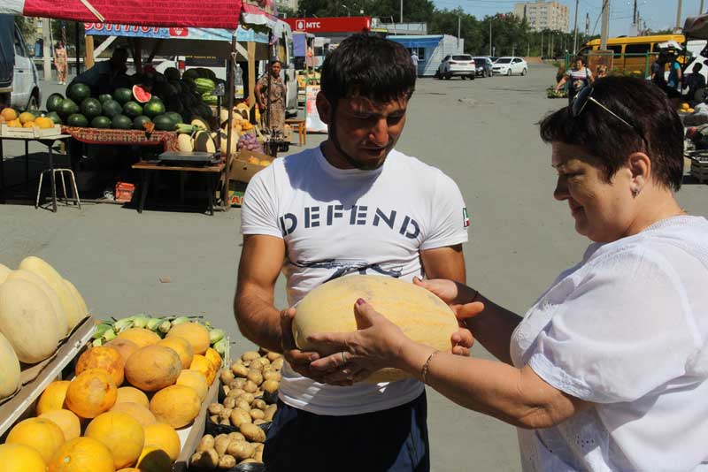 Торговля бахчевыми: сезон в самом разгаре