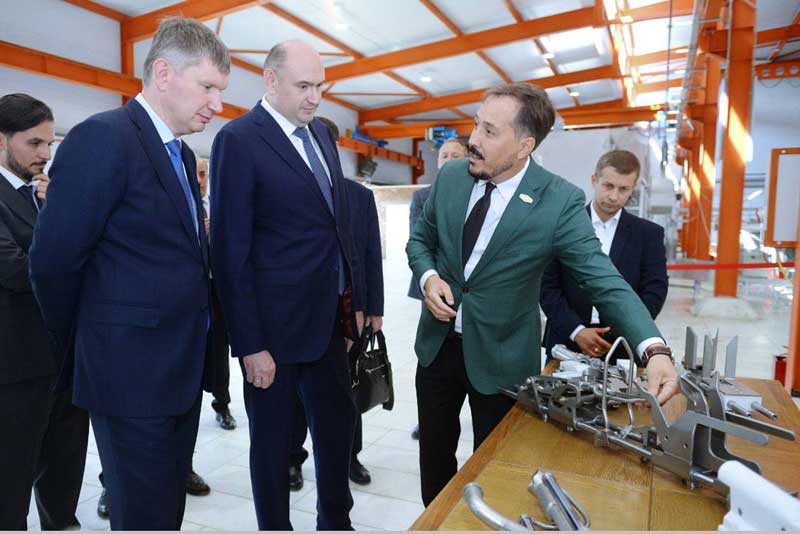 Министр экономического развития России Максим Решетников работает  в Оренбуржье