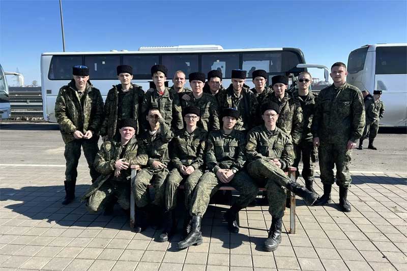 Оренбургские казаки готовятся к Параду Победы на Красной площади в Москве