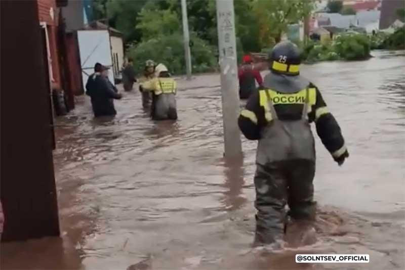 Ситуация в Бугуруслане начала стабилизироваться. Приток воды  остановился