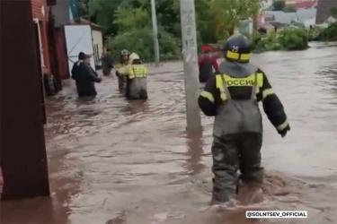 Ситуация в Бугуруслане начала стабилизироваться. Приток воды  остановился