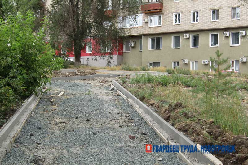 Первый этап благоустройства каскада аллей в Новотроицке выполнен с опозданием