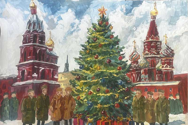 Музей Победы предложил жителям Оренбуржья поздравить друг друга с Новым годом авторскими онлайн-открытками