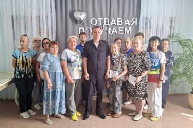 Новотроицких ветеранов познакомили со статистикой дорожно-транспортных происшествий с участием пожилых людей