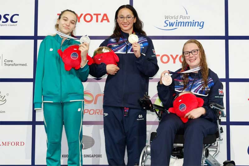 Орская пловчиха Виктория Ищиулова завоевала вторую серебряную медаль на чемпионате мира по паралимпийскому плаванию