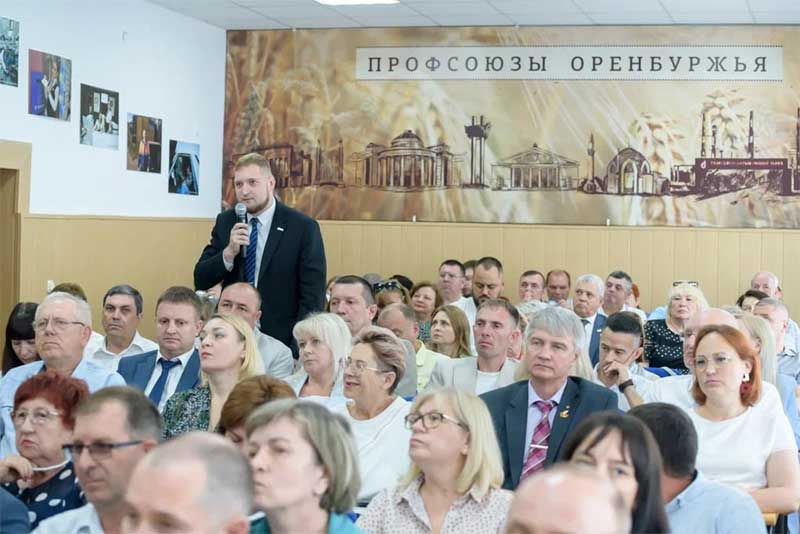 Евгений Солнцев  встретился с лидером профсоюзов России Сергеем Черногаевым