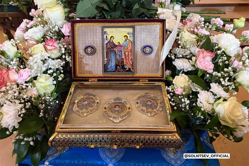 В Оренбурге встретили ковчег с частью Пояса Пресвятой Богородицы