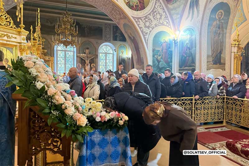 В Оренбурге встретили ковчег с частью Пояса Пресвятой Богородицы