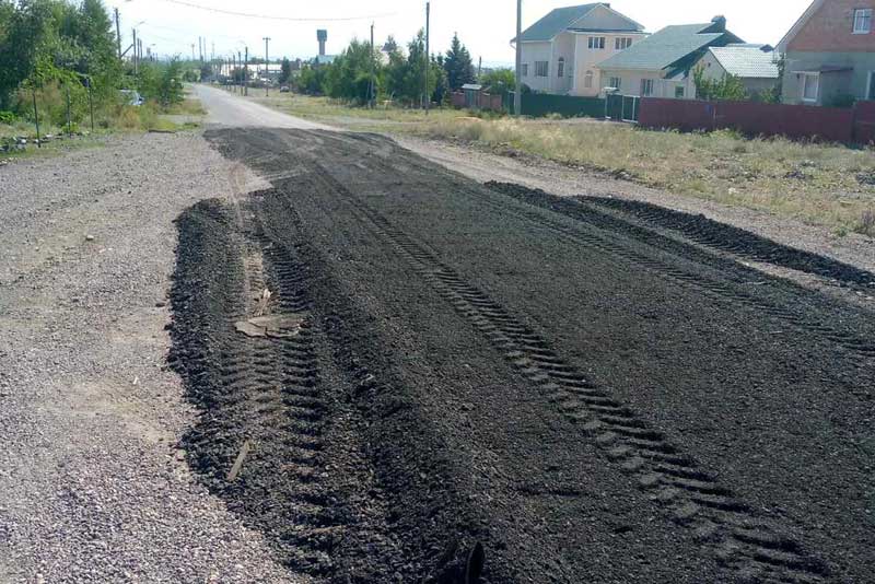 Асфальтовый срез идет в дело