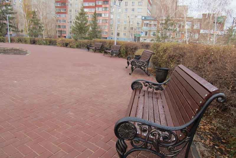 В Сквере Воинов-Интернационалистов завершились основные работы по реконструкции