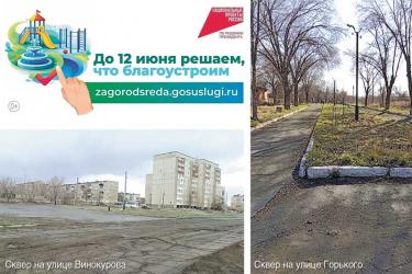 Новотройчане выбирают территорию для будущего благоустройства. Итоги голосования по состоянию на 28 апреля