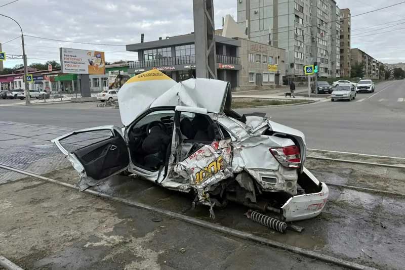 В Новотроицке водитель-курсант стал виновником дорожно-транспортного происшествия