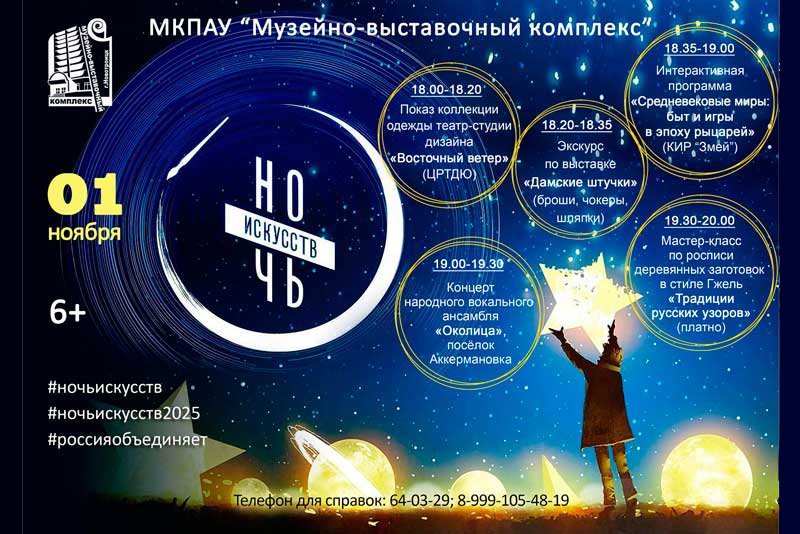 В Новотроицком музее пройдет «Ночь искусств – 2025»