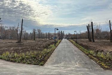 В Кувандыке продолжаются работы по благоустройству парка имени Федорова